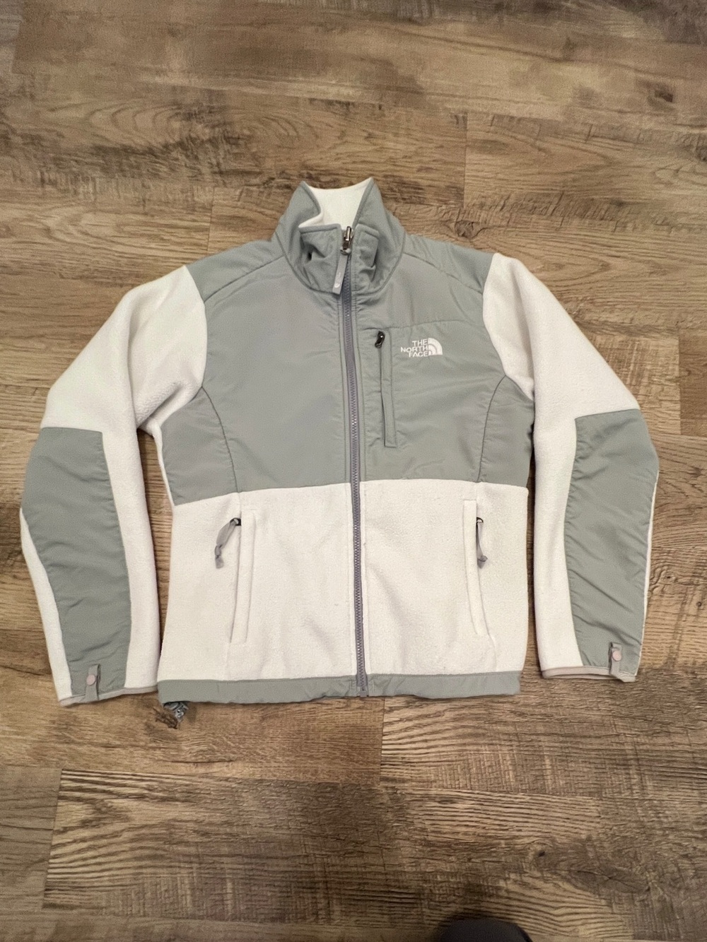 Vintage 2008 The North Face Women’s Denali Fleece Jacket White/Grey